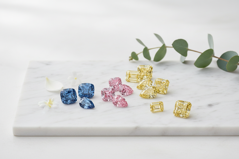 The Allure of Coloured Lab Diamonds