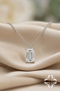 Clara Emerald Solitaire Pendant