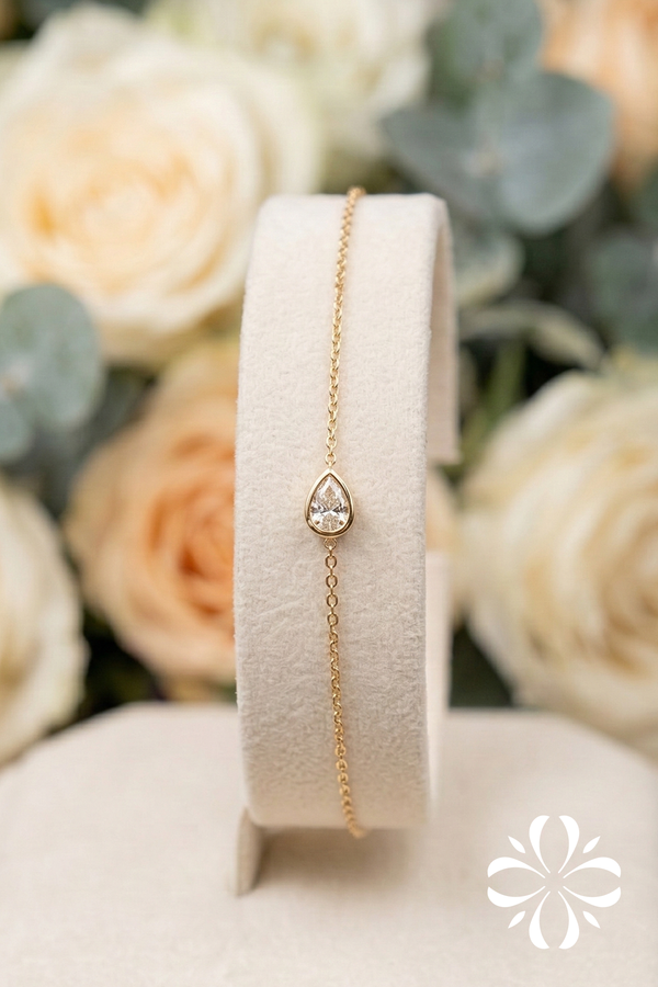Dewdrop Pear Bracelet