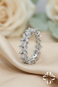Floria Eternity Ring (in White Gold)