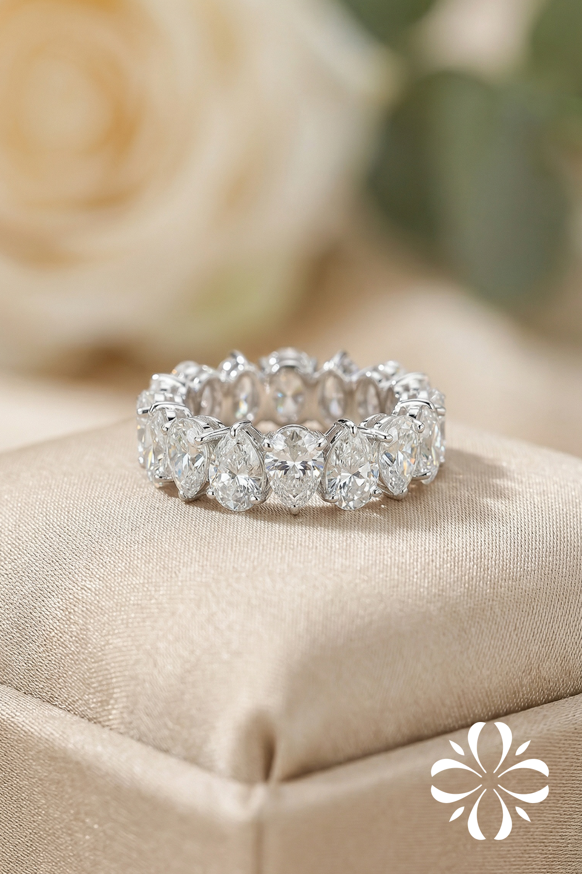 Valentina Pear Cut Eternity Band