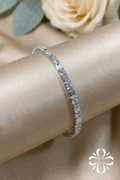 Elena Round-Emerald Tennis Bracelet