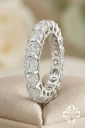 Valentina Round Cut Eternity Band